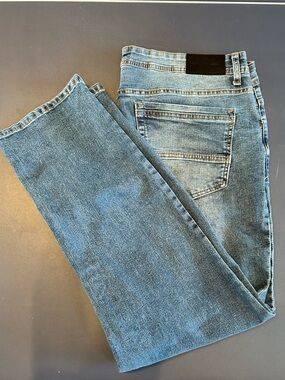 Kenneth Cole Men's Straight-Tapered Jeans 38x30